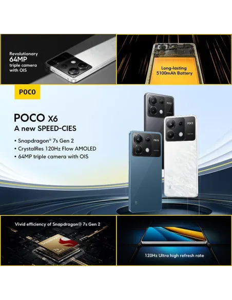 Xiaomi POCO X6 5G 8/256GB OEM Blanco