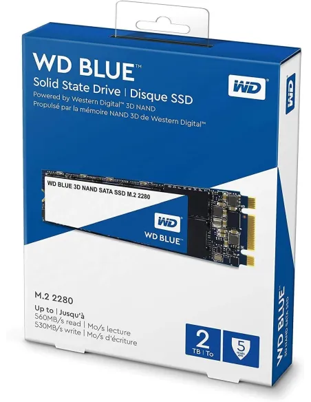 WD Blue 3D Nand SSD M.2 2TB SATA3
