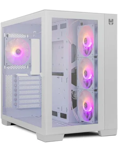 Nox Hummer Astra ARGB Cristal Templado USB 3.0 Blanca