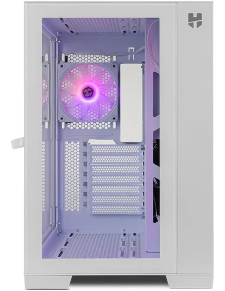 Nox Hummer Astra ARGB Cristal Templado USB 3.0 Blanca