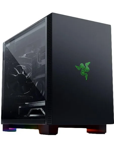 Razer Tomahawk Mini-ITX Gaming Cristal Templado Negra
