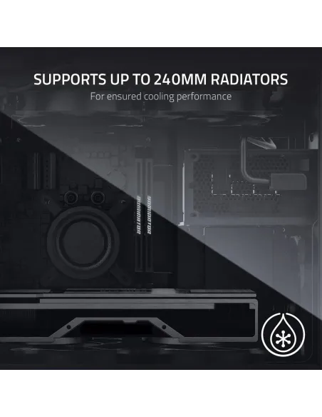 Razer Tomahawk Mini-ITX Gaming Cristal Templado Negra