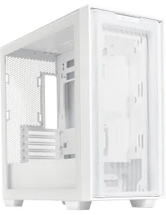 Asus A21 Torre Micro-ATX Cristal Templado USB 3.2 Blanca