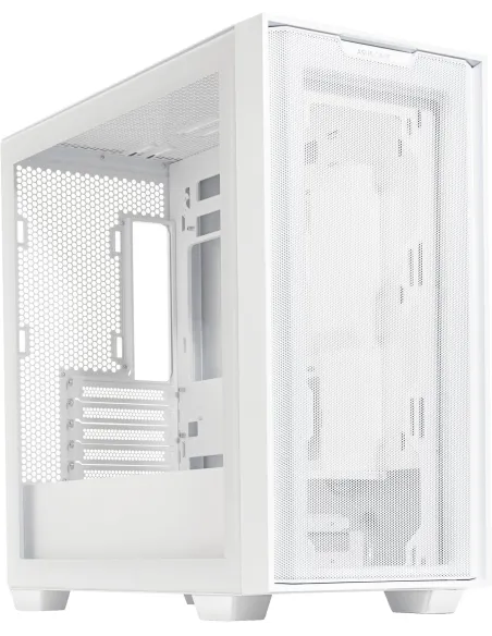 Asus A21 Torre Micro-ATX Cristal Templado USB 3.2 Blanca