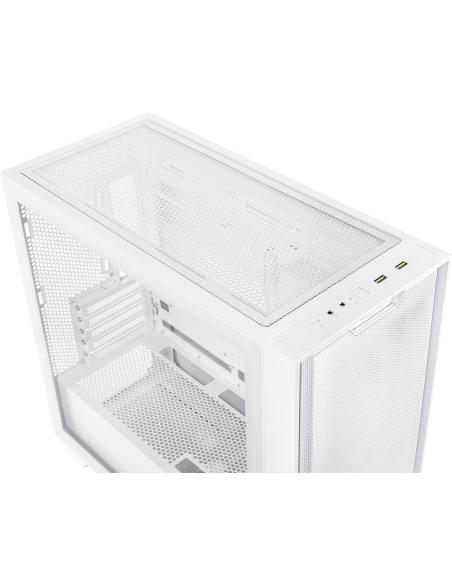 Asus A21 Torre Micro-ATX Cristal Templado USB 3.2 Blanca