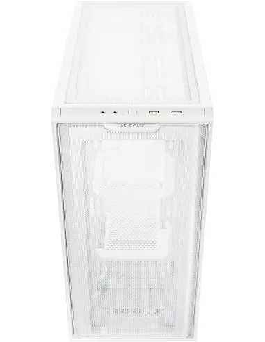 Asus A21 Torre Micro-ATX Cristal Templado USB 3.2 Blanca