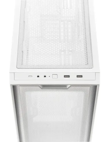 Asus A21 Torre Micro-ATX Cristal Templado USB 3.2 Blanca