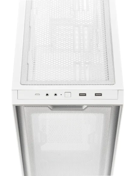 Asus A21 Torre Micro-ATX Cristal Templado USB 3.2 Blanca
