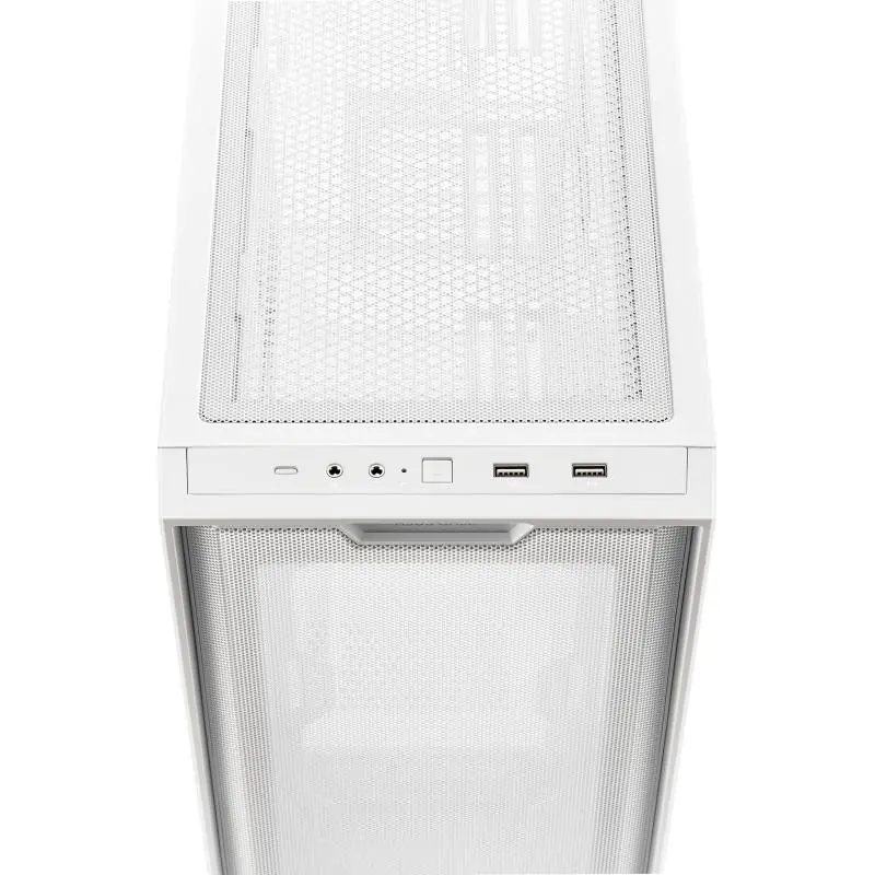 Asus A21 Torre Micro-ATX Cristal Templado USB 3.2 Blanca