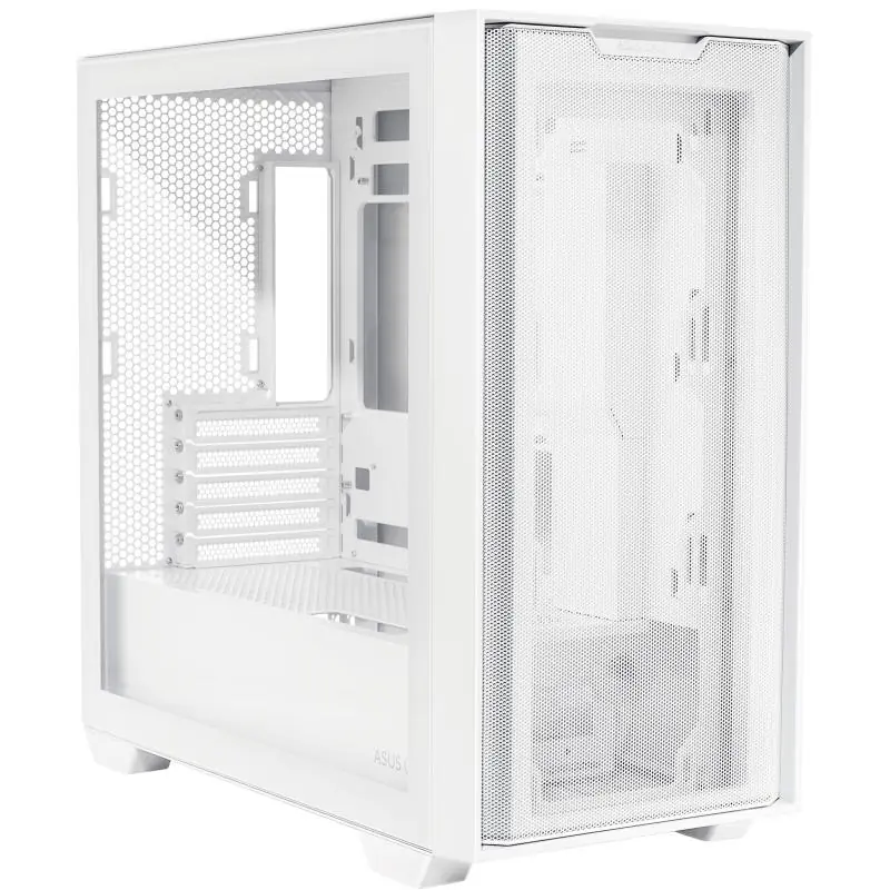 Asus A21 Torre Micro-ATX Cristal Templado USB 3.2 Blanca