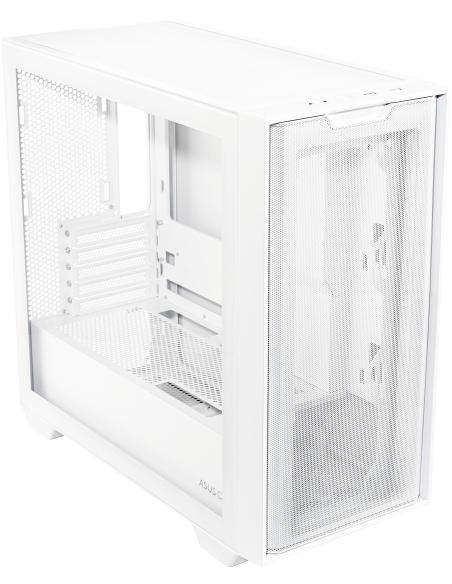 Asus A21 Torre Micro-ATX Cristal Templado USB 3.2 Blanca