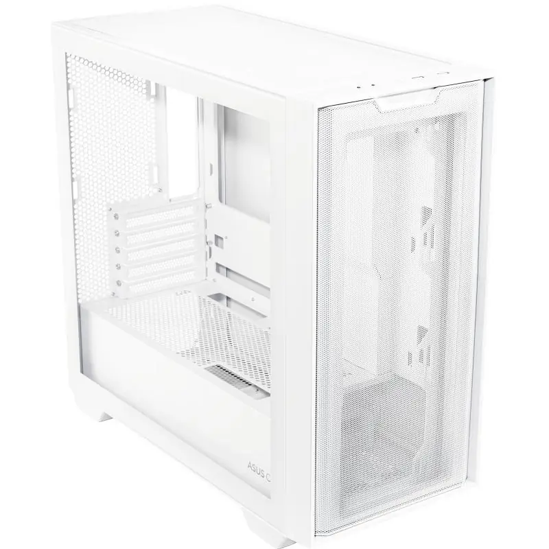 Asus A21 Torre Micro-ATX Cristal Templado USB 3.2 Blanca