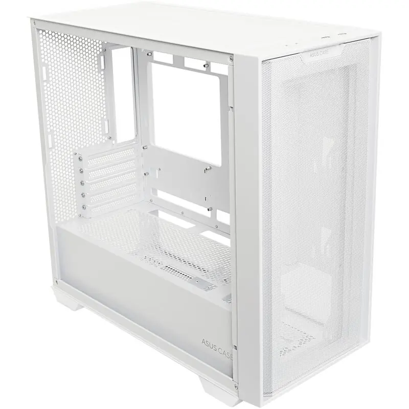 Asus A21 Torre Micro-ATX Cristal Templado USB 3.2 Blanca