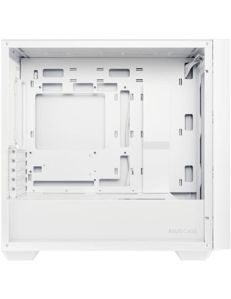 Asus A21 Torre Micro-ATX Cristal Templado USB 3.2 Blanca