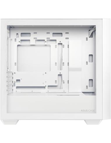 Asus A21 Torre Micro-ATX Cristal Templado USB 3.2 Blanca
