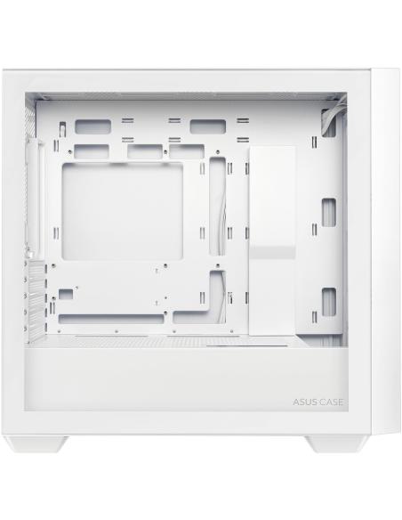 Asus A21 Torre Micro-ATX Cristal Templado USB 3.2 Blanca