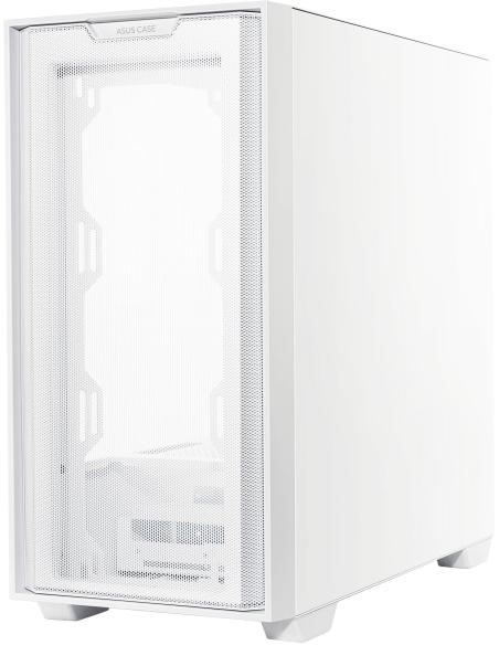 Asus A21 Torre Micro-ATX Cristal Templado USB 3.2 Blanca