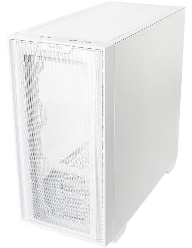 Asus A21 Torre Micro-ATX Cristal Templado USB 3.2 Blanca