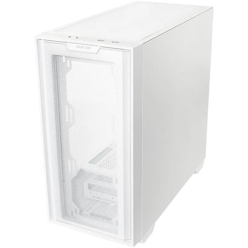 Asus A21 Torre Micro-ATX Cristal Templado USB 3.2 Blanca