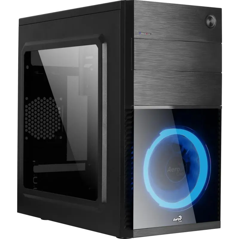 Aerocool CS-105BL con Ventana USB 3.0 Negra/Azul