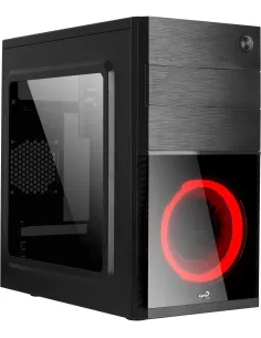 Aerocool CS-105RD con Ventana USB 3.0 Negra/Roja