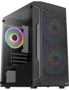 Aerocool Trinity Mini V2 Cristal Templado USB 3.0 Negra