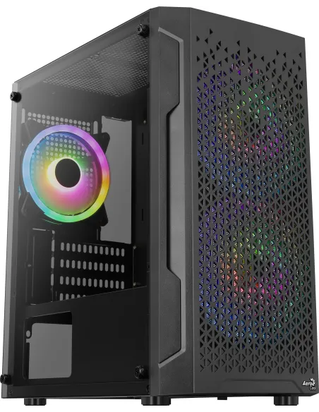 Aerocool Trinity Mini V2 Cristal Templado USB 3.0 Negra
