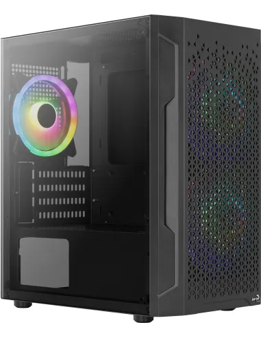 Aerocool Trinity Mini V2 Cristal Templado USB 3.0 Negra