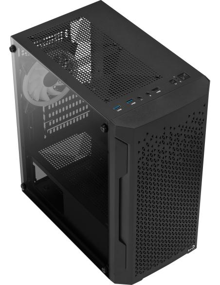 Aerocool Trinity Mini V2 Cristal Templado USB 3.0 Negra
