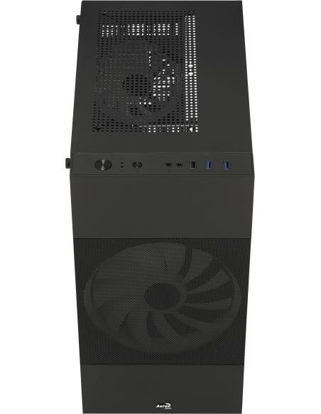 Aerocool Atomic Lite V2 Cristal Templado USB 3.0 Negro