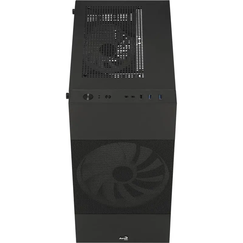 Aerocool Atomic Lite V2 Cristal Templado USB 3.0 Negro