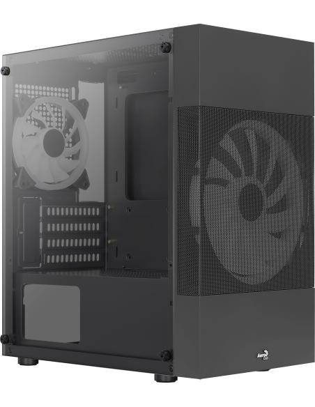 Aerocool Atomic Lite V2 Cristal Templado USB 3.0 Negro