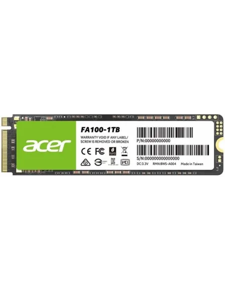 Acer FA100 SSD M.2 1TB PCIe Gen 3