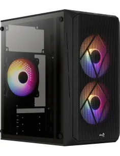 Aerocool CS107V2 FRGB USB 3.0 con Ventana Negra