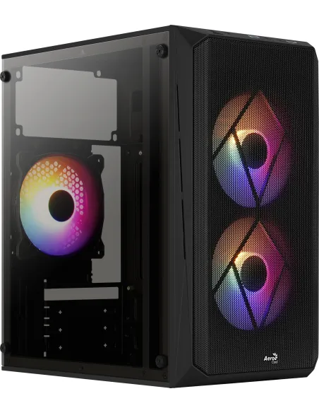 Aerocool CS107V2 FRGB USB 3.0 con Ventana Negra