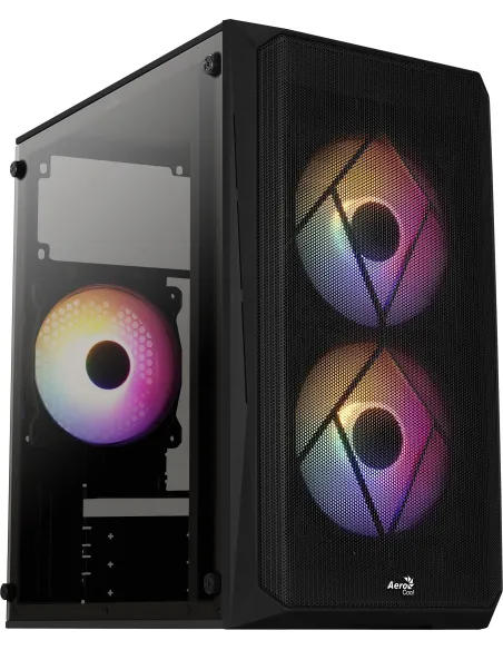 Aerocool CS107V2 FRGB USB 3.0 con Ventana Negra