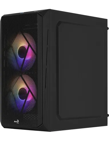 Aerocool CS107V2 FRGB USB 3.0 con Ventana Negra