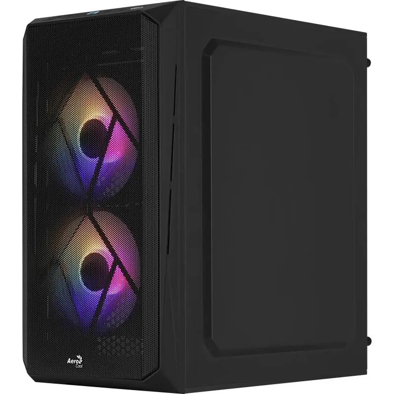 Aerocool CS107V2 FRGB USB 3.0 con Ventana Negra