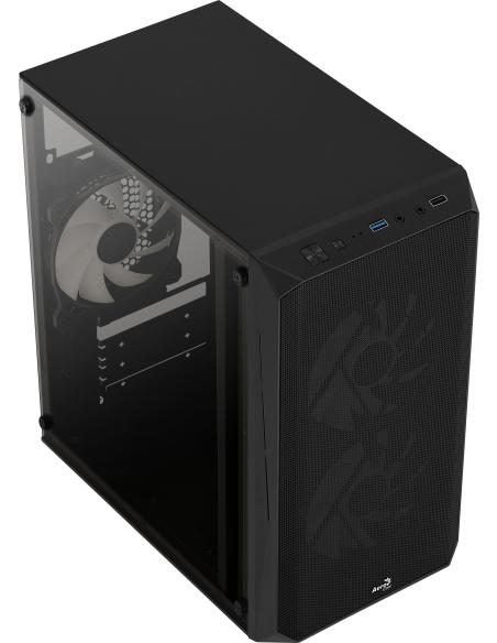 Aerocool CS107V2 FRGB USB 3.0 con Ventana Negra