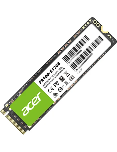 Acer FA100 SSD M.2 512GB PCIe Gen 3