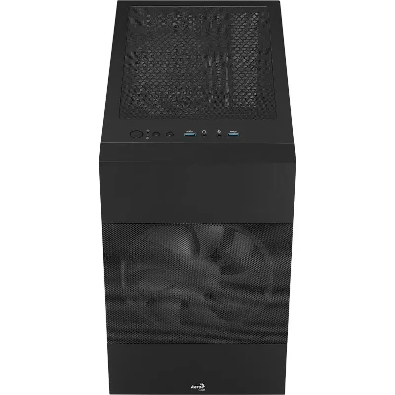 Aerocool Atomic ARGB Cristal Templado USB 3.0 Negra