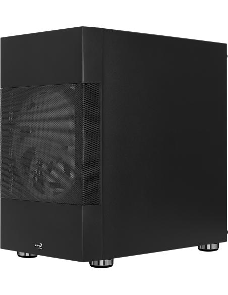 Aerocool Atomic ARGB Cristal Templado USB 3.0 Negra