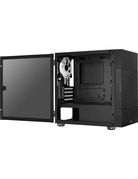 Aerocool Atomic ARGB Cristal Templado USB 3.0 Negra