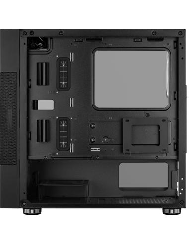 Aerocool Atomic ARGB Cristal Templado USB 3.0 Negra