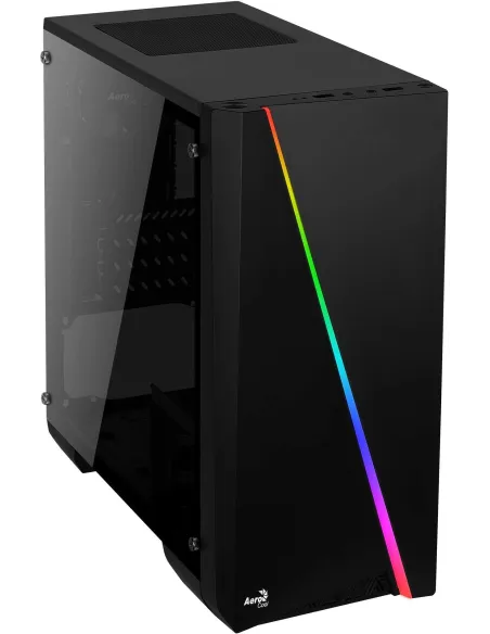 Aerocool Cylon Mini RGB USB 3.0 con Ventana Negra