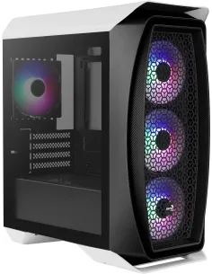 Aerocool Aero One Mini Frost Cristal Templado USB 3.0 RGB Blanca