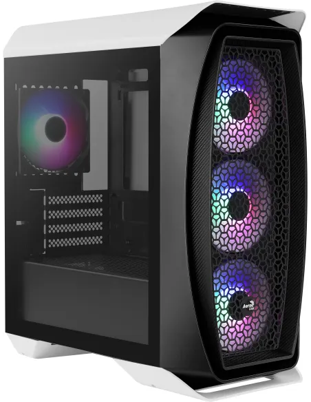 Aerocool Aero One Mini Frost Cristal Templado USB 3.0 RGB Blanca