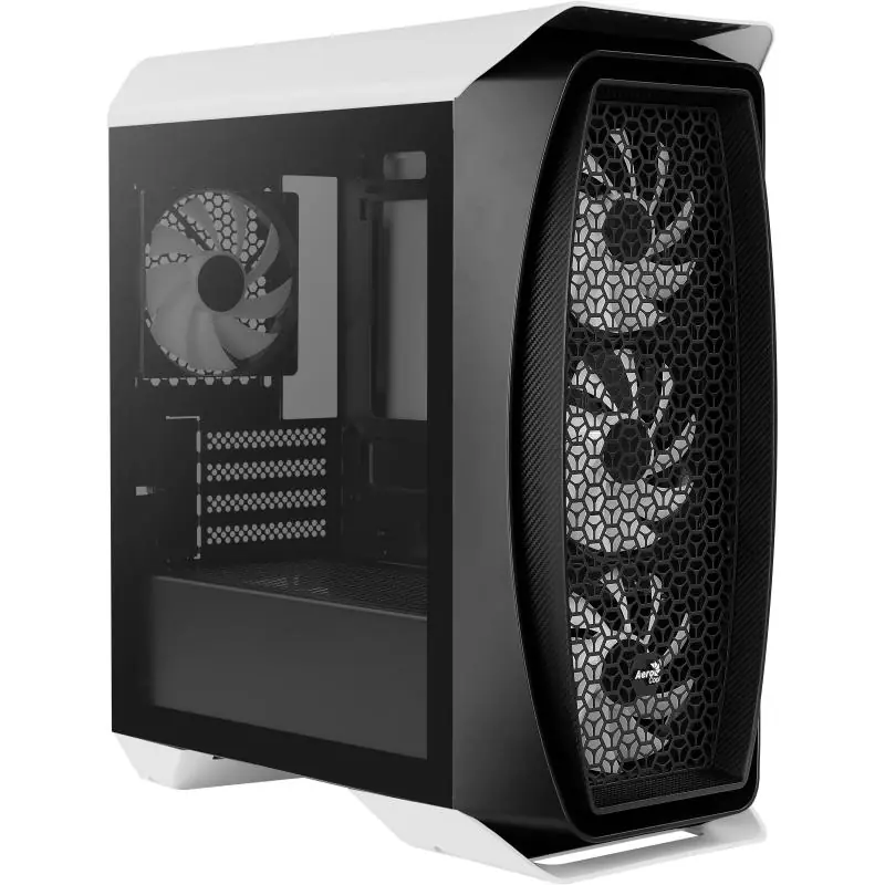 Aerocool Aero One Mini Frost Cristal Templado USB 3.0 RGB Blanca