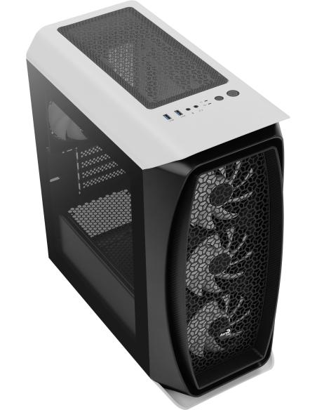 Aerocool Aero One Mini Frost Cristal Templado USB 3.0 RGB Blanca
