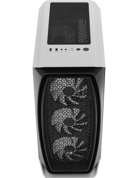 Aerocool Aero One Mini Frost Cristal Templado USB 3.0 RGB Blanca